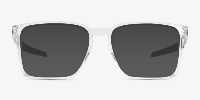Oakley Exchange Polished Clear PlasticEyeglass Frames from EyeBuyDirect, with Tinted Lenses