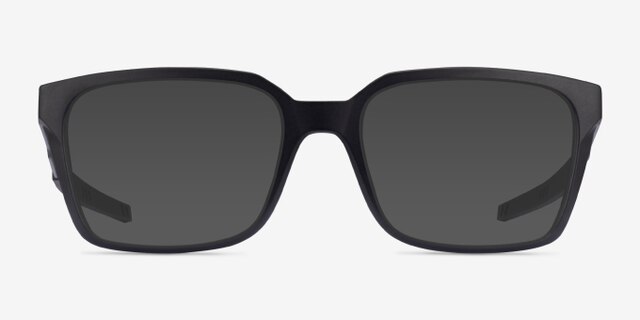 Oakley Dehaven Satin Black PlasticEyeglass Frames from EyeBuyDirect, with Tinted Lenses