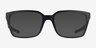 Oakley Dehaven Satin Black PlasticEyeglass Frames from EyeBuyDirect, with Tinted Lenses
