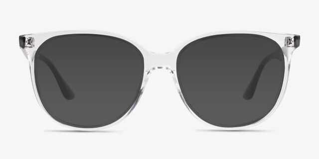 Ray-Ban RB4378V Transparent PlastiqueMontures de lunettes de vue d'EyeBuyDirect, Avec des Verres Teintés