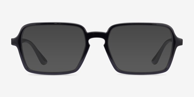 Ray-Ban RB7198 Black PlasticEyeglass Frames from EyeBuyDirect, with Tinted Lenses
