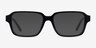 ARNETTE AN7211 POLL-OCK Black AcetateEyeglass Frames from EyeBuyDirect, with Tinted Lenses