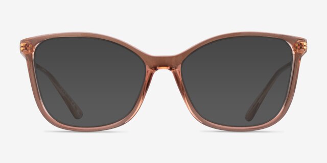 Vogue Eyewear VO5334 Pink Transparent PlasticEyeglass Frames from EyeBuyDirect, with Tinted Lenses