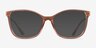 Vogue Eyewear VO5334 Pink Transparent PlasticEyeglass Frames from EyeBuyDirect, with Tinted Lenses