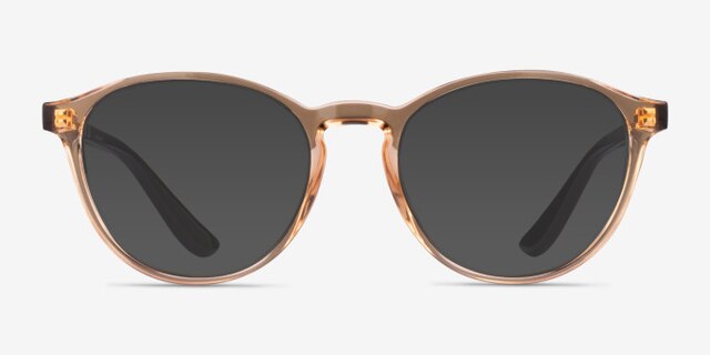 Vogue Eyewear VO5372 Transparent Brown PlasticEyeglass Frames from EyeBuyDirect, with Tinted Lenses