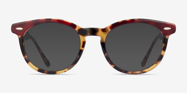 Ray-Ban RB5598 Yellow Tortoise AcetateEyeglass Frames from EyeBuyDirect, with Tinted Lenses
