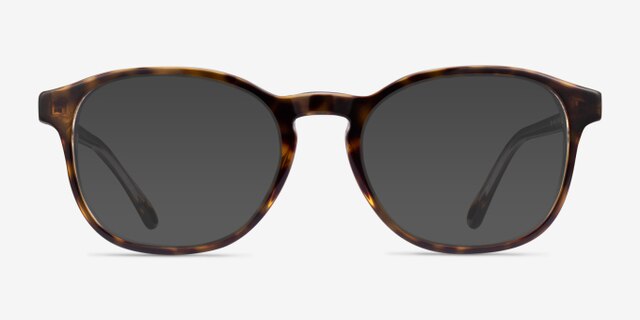 Ray-Ban RB5417 Transparent Tortoise AcetateEyeglass Frames from EyeBuyDirect, with Tinted Lenses