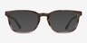 Ray-Ban RB5418 Striped Brown AcetateEyeglass Frames from EyeBuyDirect, with Tinted Lenses