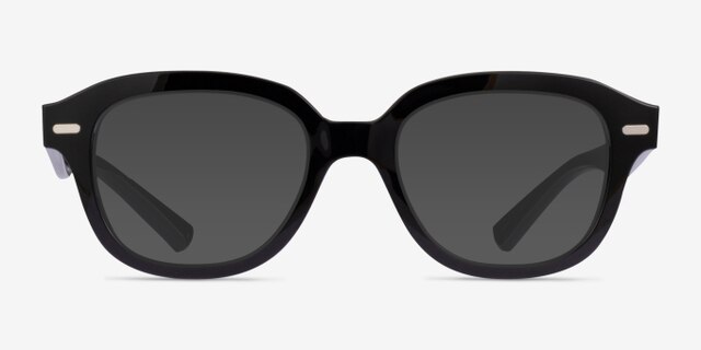 Ray-Ban RB7215 Erik Black PlasticEyeglass Frames from EyeBuyDirect, with Tinted Lenses