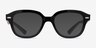 Ray-Ban RB7215 Erik Black PlasticEyeglass Frames from EyeBuyDirect, with Tinted Lenses