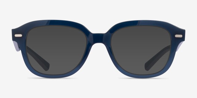 Ray-Ban RB7215 Erik Dark Blue PlasticEyeglass Frames from EyeBuyDirect, with Tinted Lenses