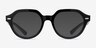 Ray-Ban RB7214 Gina Black PlasticEyeglass Frames from EyeBuyDirect, with Tinted Lenses