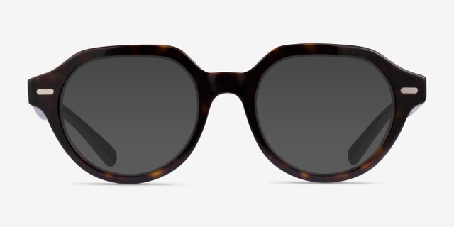 Ray-Ban RB7214 Gina Tortoise PlasticEyeglass Frames from EyeBuyDirect, with Tinted Lenses