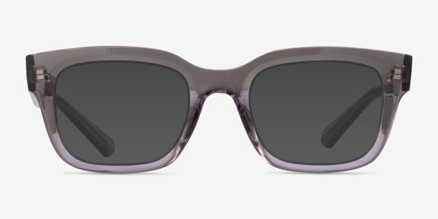 Ray-Ban RB7217 Chad Transparent Gray Eco-friendlyEyeglass Frames from EyeBuyDirect, with Tinted Lenses
