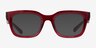 Ray-Ban RB7217 Chad Transparent Red Eco-friendlyEyeglass Frames from EyeBuyDirect, with Tinted Lenses