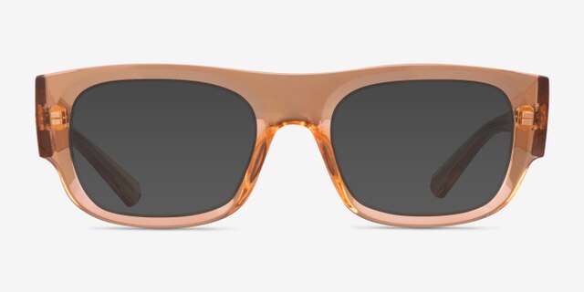 Ray-Ban RB7218 Kristin Transparent Orange Eco-friendlyEyeglass Frames from EyeBuyDirect, with Tinted Lenses