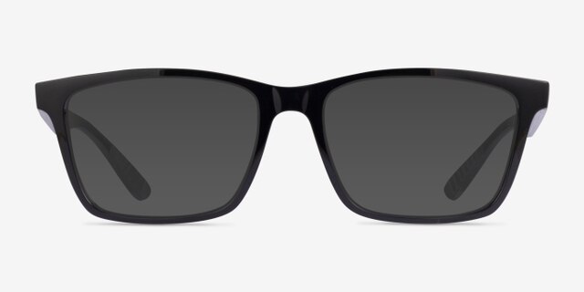Ray-Ban RB7025 Polished Black PlasticEyeglass Frames from EyeBuyDirect, with Tinted Lenses