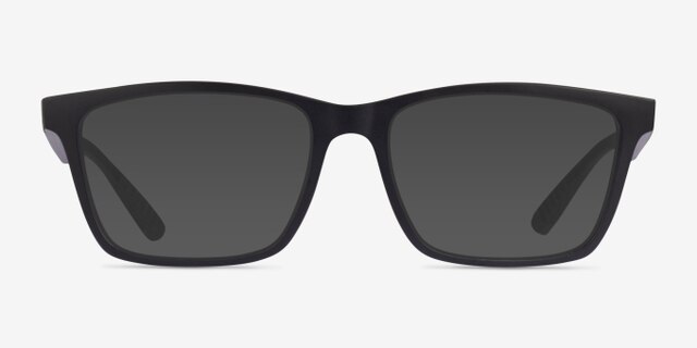 Ray-Ban RB7025 Matte Black PlasticEyeglass Frames from EyeBuyDirect, with Tinted Lenses