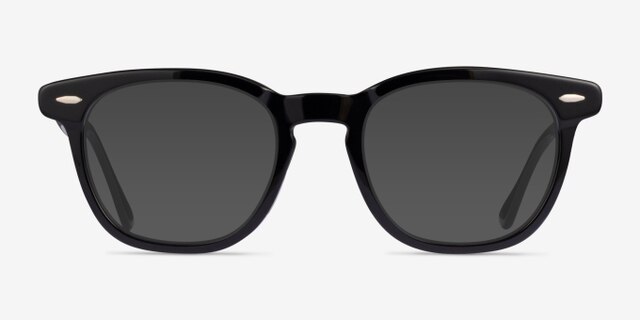 Ray-Ban RB5398 Hawkeye Shiny Black AcetateEyeglass Frames from EyeBuyDirect, with Tinted Lenses
