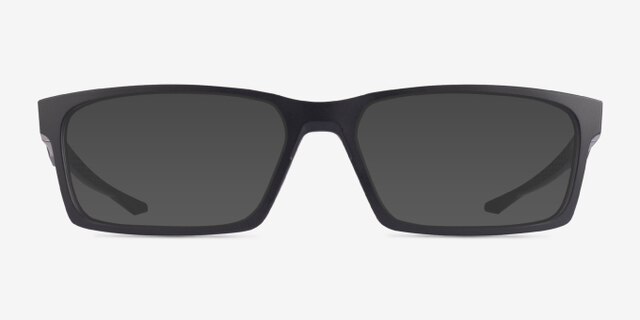 Oakley Overhead Satin Black PlasticEyeglass Frames from EyeBuyDirect, with Tinted Lenses