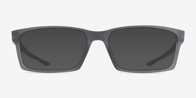 Oakley Overhead Satin Gray PlasticEyeglass Frames from EyeBuyDirect, with Tinted Lenses