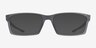 Oakley Overhead Satin Gray PlasticEyeglass Frames from EyeBuyDirect, with Tinted Lenses