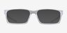 Oakley Overhead Polished Clear PlasticEyeglass Frames from EyeBuyDirect, with Tinted Lenses