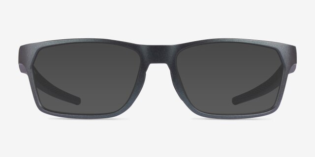 Oakley Hex Jector Silver PlasticEyeglass Frames from EyeBuyDirect, with Tinted Lenses