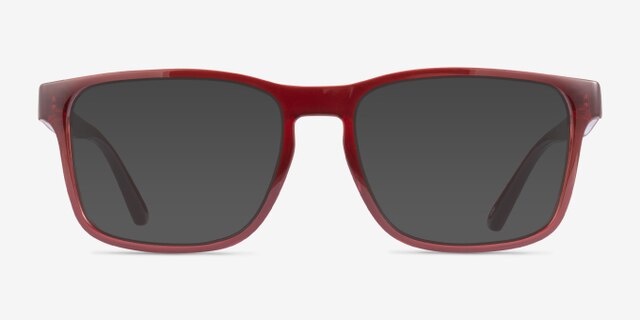 ARNETTE Elbo Transparent Red PlasticEyeglass Frames from EyeBuyDirect, with Tinted Lenses