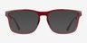 ARNETTE Elbo Transparent Red PlasticEyeglass Frames from EyeBuyDirect, with Tinted Lenses