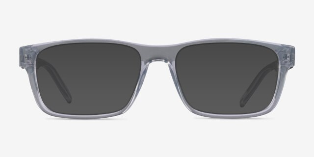 ARNETTE Flamengo Transparent Gray PlasticEyeglass Frames from EyeBuyDirect, with Tinted Lenses