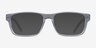 ARNETTE Flamengo Transparent Gray PlasticEyeglass Frames from EyeBuyDirect, with Tinted Lenses