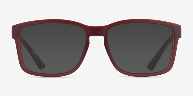 ARNETTE Dirkk Matte Red PlasticEyeglass Frames from EyeBuyDirect, with Tinted Lenses