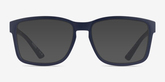 ARNETTE Dirkk Matte Blue PlasticEyeglass Frames from EyeBuyDirect, with Tinted Lenses