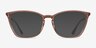 Vogue Eyewear VO5277 Brown Crystal PlasticEyeglass Frames from EyeBuyDirect, with Tinted Lenses