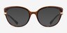 Vogue Eyewear VO5383B Tortoise Light Brown PlasticEyeglass Frames from EyeBuyDirect, with Tinted Lenses