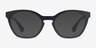 Oakley Tone Down Polished Aurura PlasticEyeglass Frames from EyeBuyDirect, with Tinted Lenses