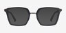 Oakley Sideswept Rx Satin Black PlasticEyeglass Frames from EyeBuyDirect, with Tinted Lenses