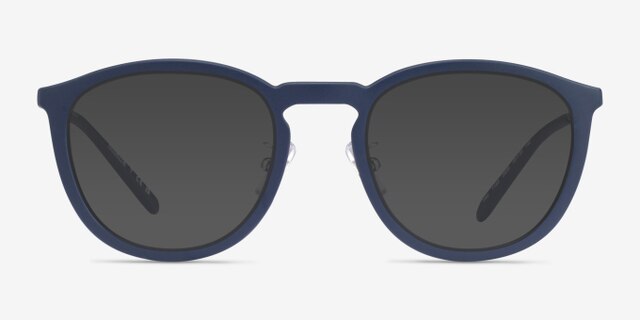 ARNETTE Tiki Matte Blue PlasticEyeglass Frames from EyeBuyDirect, with Tinted Lenses