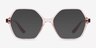Vogue Eyewear VO5363 Transparent Pink PlasticEyeglass Frames from EyeBuyDirect, with Tinted Lenses