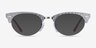 Ray-Ban RB3946V Wrinkled Gray On Bordeaux AcetateEyeglass Frames from EyeBuyDirect, with Tinted Lenses