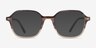 Ray-Ban RB5394 John Gradient Brown Tortoise AcetateEyeglass Frames from EyeBuyDirect, with Tinted Lenses