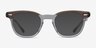 Ray-Ban RB5398 Hawkeye Brown On Trasparent Gray AcetateEyeglass Frames from EyeBuyDirect, with Tinted Lenses