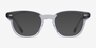 Ray-Ban RB5398 Hawkeye Top Gray On Trasparent AcetateEyeglass Frames from EyeBuyDirect, with Tinted Lenses