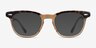 Ray-Ban RB5398 Hawkeye Tortoise On Transparent Brown AcetateEyeglass Frames from EyeBuyDirect, with Tinted Lenses