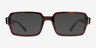 Ray-Ban RB5473 Benji Striped Tortoise AcetateEyeglass Frames from EyeBuyDirect, with Tinted Lenses