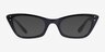 Ray-Ban RB5499 Lady Burbank Black AcetateEyeglass Frames from EyeBuyDirect, with Tinted Lenses