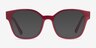Vogue Eyewear VO5407 Bordeaux Flowers Red PlasticEyeglass Frames from EyeBuyDirect, with Tinted Lenses