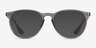 Ray-Ban RB7046 Transparent Gray PlasticEyeglass Frames from EyeBuyDirect, with Tinted Lenses