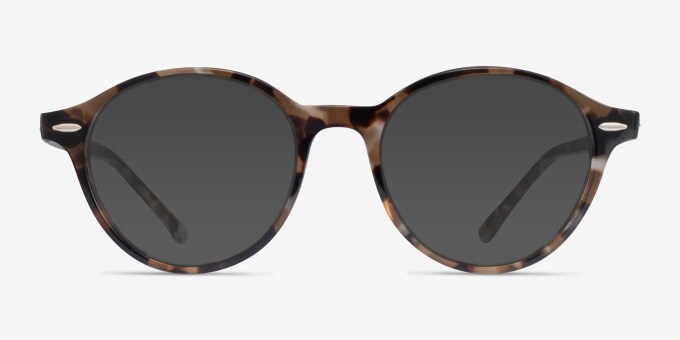 Ray-Ban RB7118 - Round Brown Tortoise Frame Eyeglasses | Eyebuydirect
